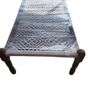 handmade designer charpai traditional wooden rope bed